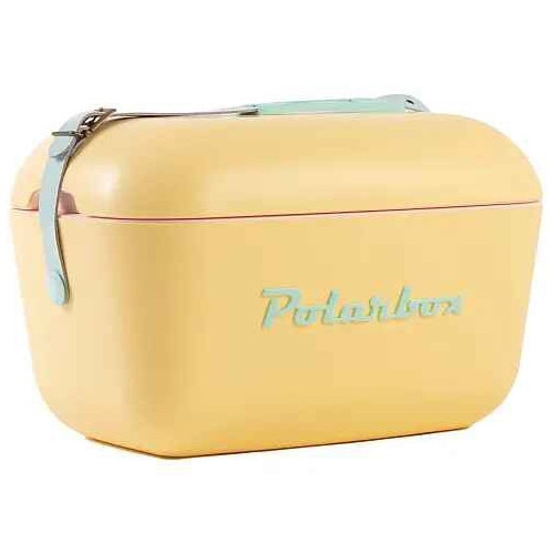 Fotografie Lada frigorifica pasiva Polarbox Pop, 12 litri, Yellow–Cyan Pop