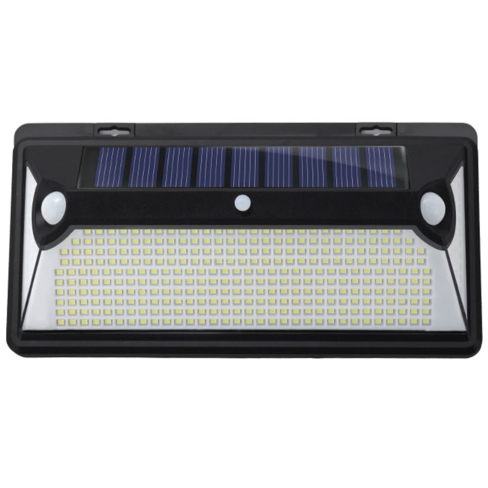 Fotografie Lampa solara de perete Superfire FF6-D, 72W, cu senzor de miscare, 3 moduri, acumulator 2400 mAh, IP54, 25 cm