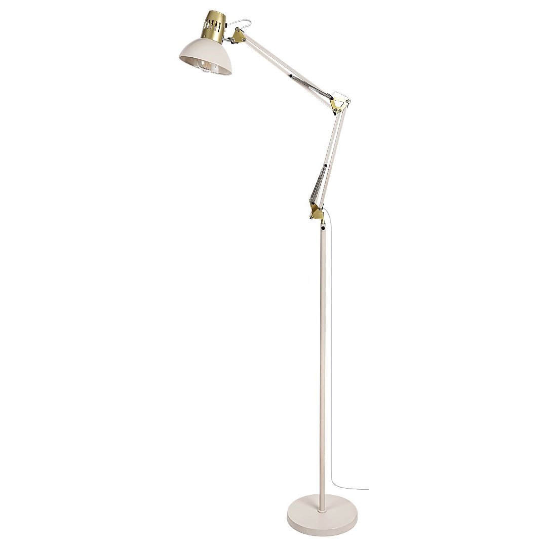 Fotografie Lampadar Rabalux Aristeo 2197, E27, 1xMAX 40W, IP20, 66x171x25cm, Metal, Bej