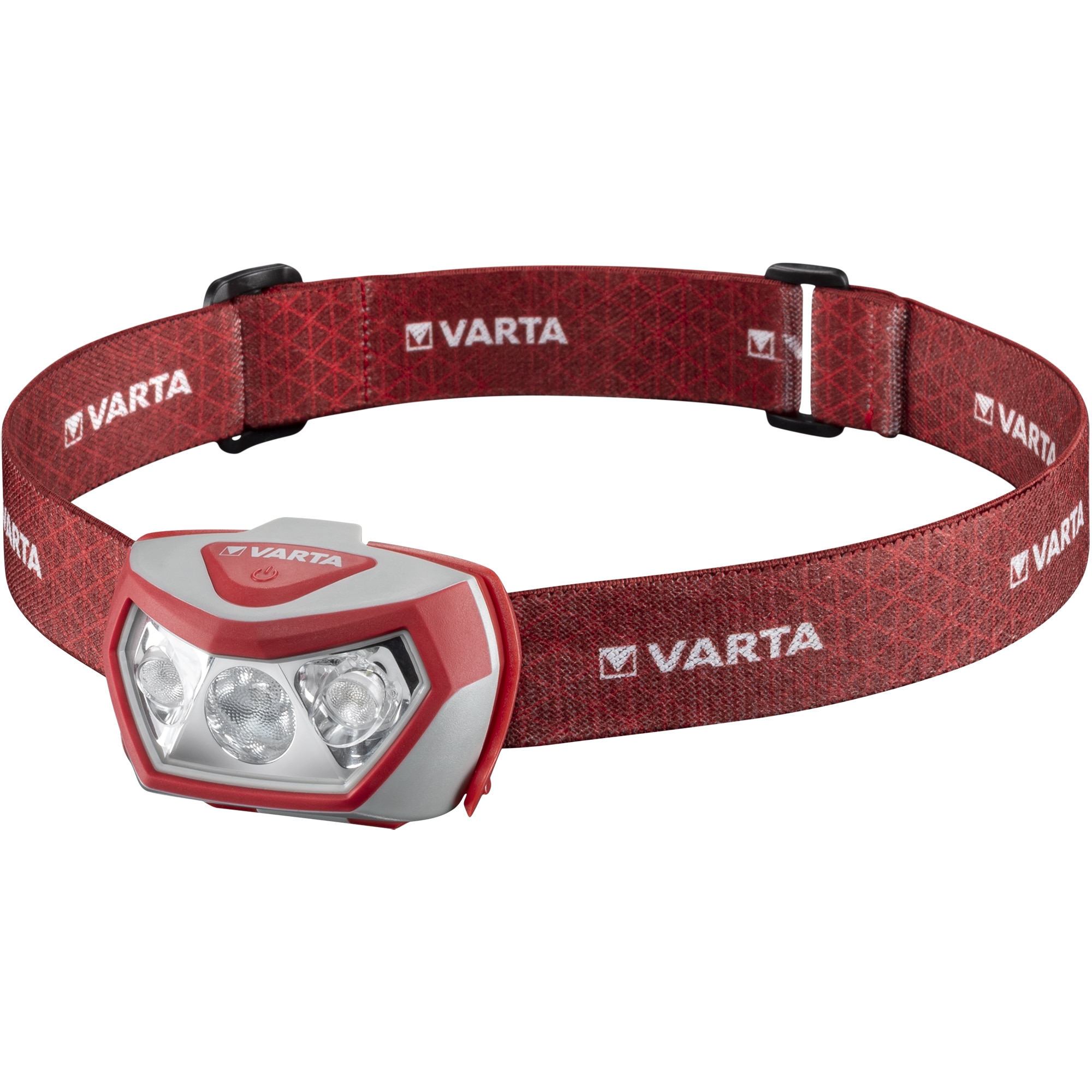 Fotografie Lanterna LED frontala Varta H20 PRO, dimabila, 200 lm, lumina alba si rosie, IPX4, baterii incluse 3xAAA