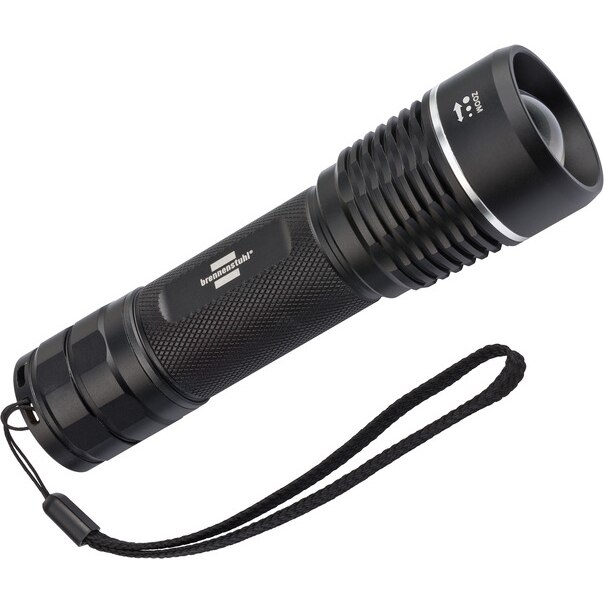 Fotografie Lanterna LED reincarcabila Brennenstuhl LuxPremium TL 1200 AF, 1250 lm, incarcare USB, acumulator 3.7V 4000 mAh, IP44, Aluminiu