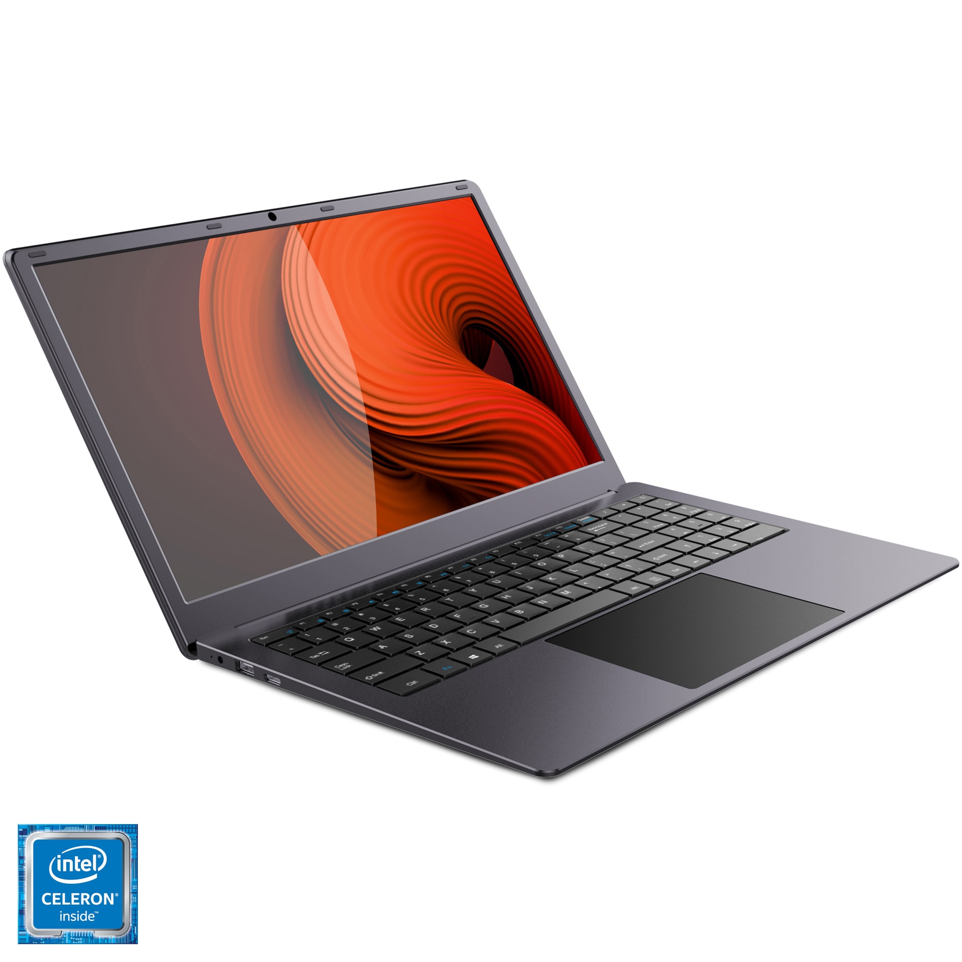 Fotografie Laptop Allview Allbook H cu procesor Intel Celeron N4000 pana la 2.60 GHz, 15.6", Full HD, 4GB, 256GB SSD, Intel UHD 600, Ubuntu, Grey