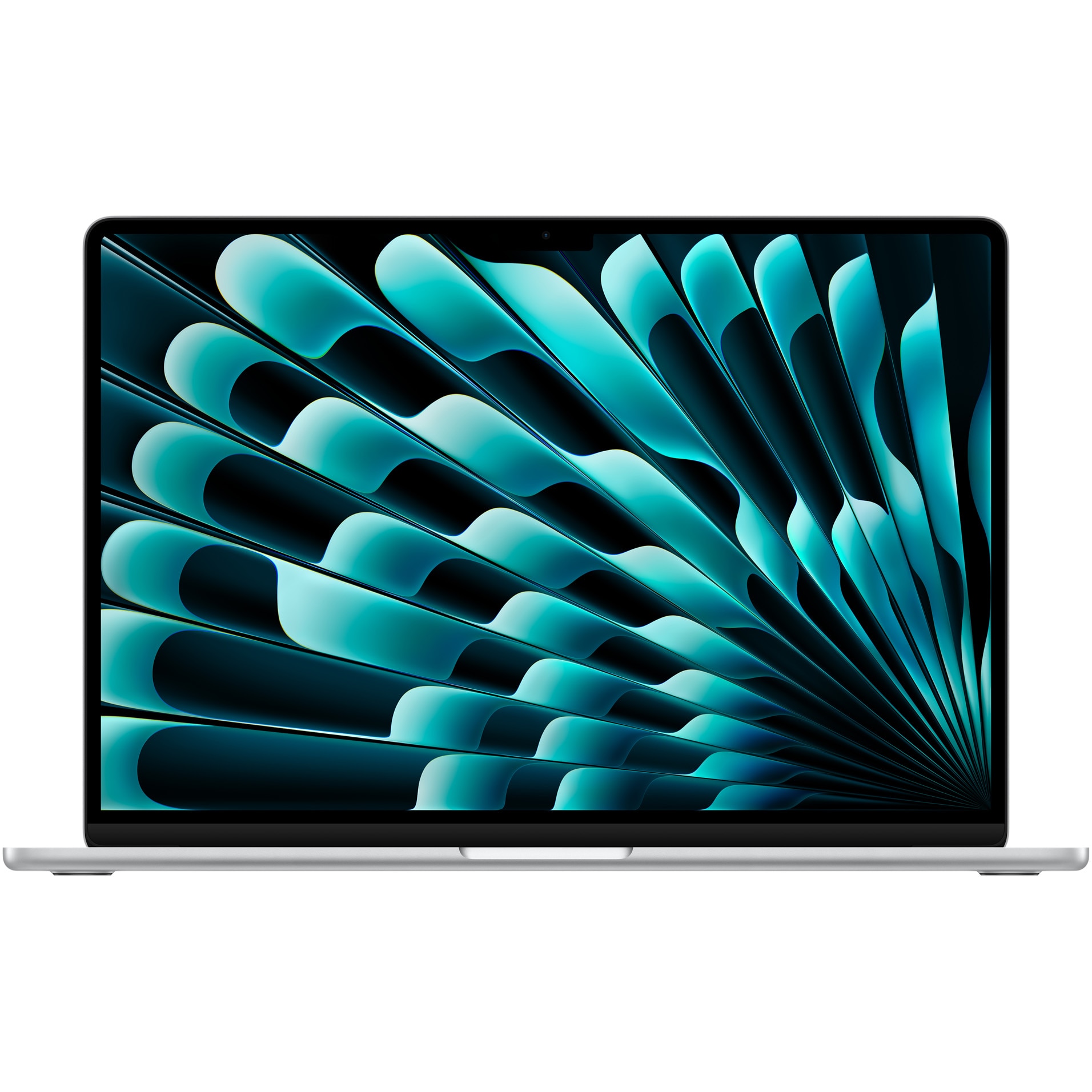 Fotografie Laptop Apple MacBook Air 15.3'', cu procesor Apple M3, 8 nuclee CPU si 10 nuclee GPU, 16GB, 1TB, Silver, Tastatura Internationala