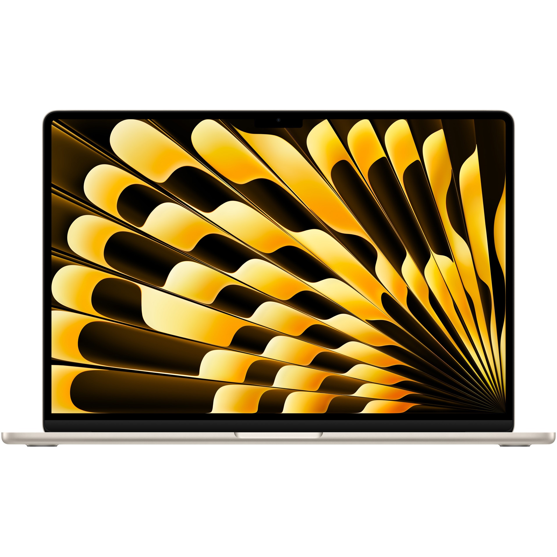 Fotografie Laptop Apple MacBook Air 15" cu procesor Apple M5, 10 nuclee CPU, 10 nuclee GPU, 16 nuclee Neural Engine, 32GB RAM, 1TB SSD, Starlight, Tastatura Internationala, Fara incarcator