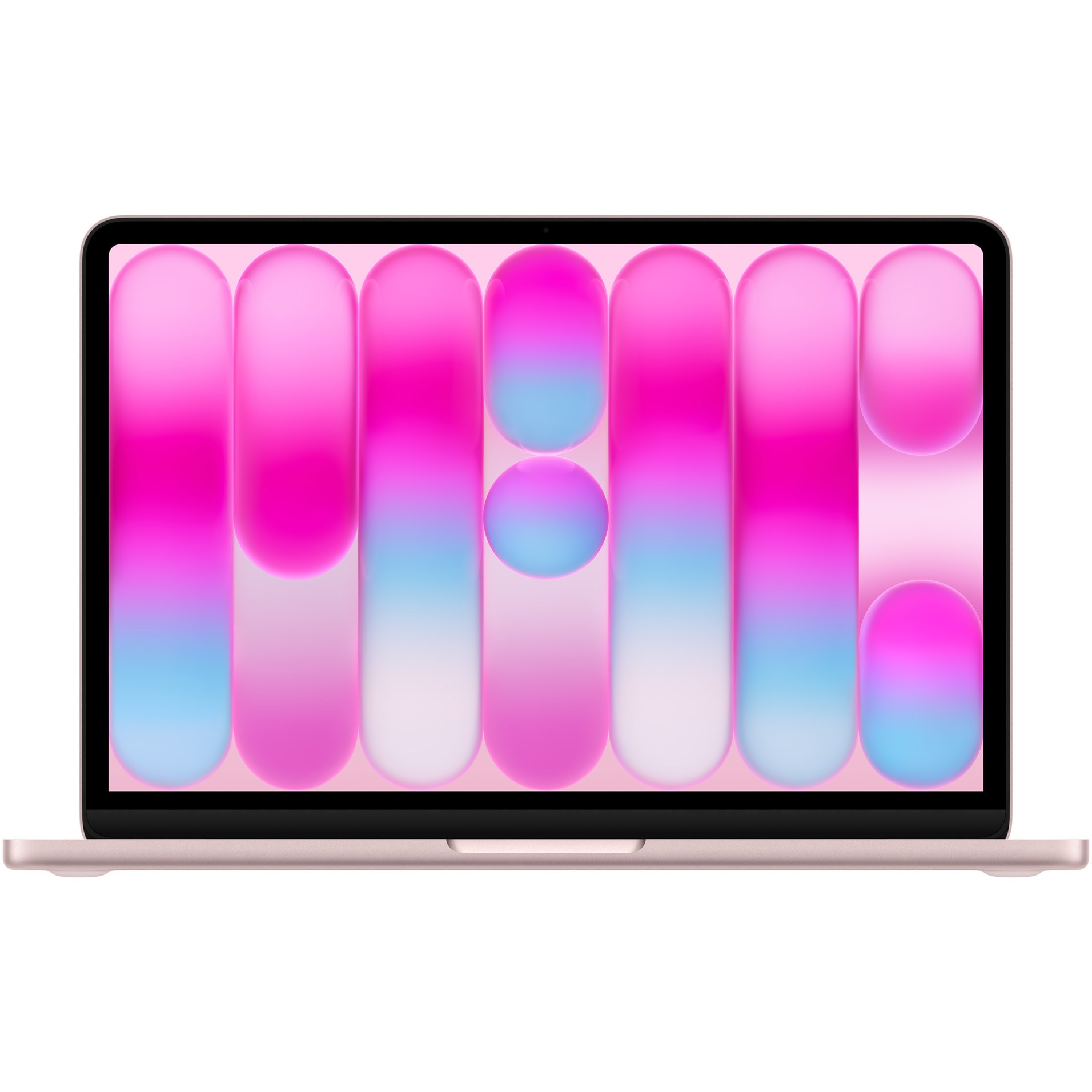 Fotografie Laptop Apple MacBook Neo 13" cu procesor Apple A18 Pro, 6 nuclee CPU, 5 nuclee GPU, 16 nuclee Neural Engine, 8GB RAM, 256GB SSD, Blush, Tastatura US English, Fara incarcator