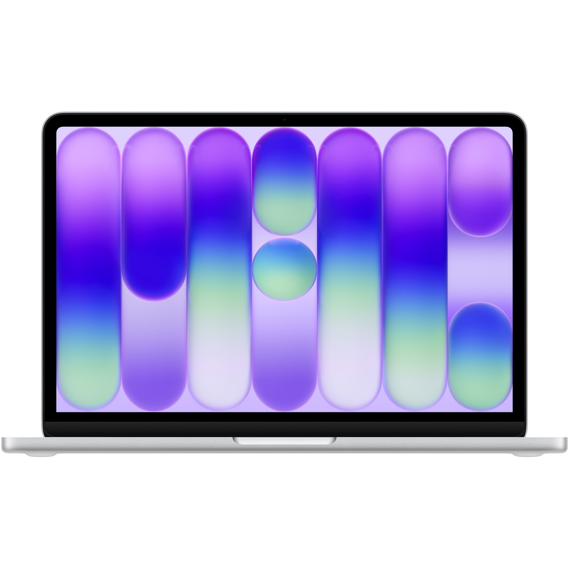 Fotografie Laptop Apple MacBook Neo 13" cu procesor Apple A18 Pro, 6 nuclee CPU, 5 nuclee GPU, 16 nuclee Neural Engine, 8GB RAM, 512GB SSD, Silver, Tastatura US English, Fara incarcator
