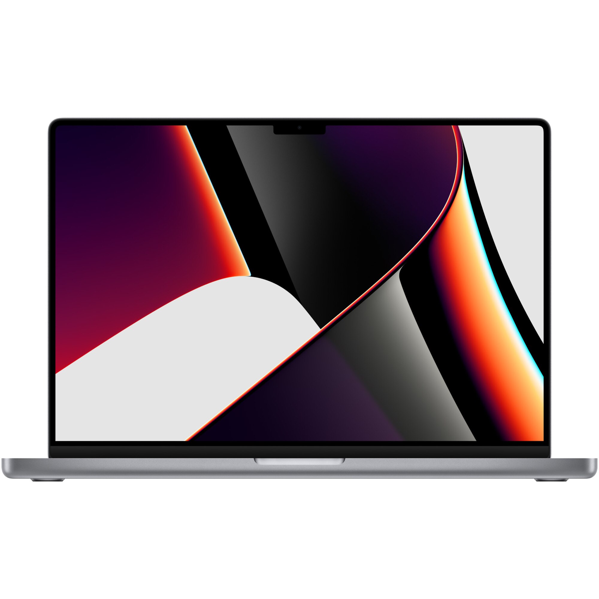 Fotografie Laptop Apple MacBook Pro 16 (2021) cu procesor Apple M1 Pro, 10 nuclee CPU and 16 nuclee GPU, 16GB, 1TB SSD, Space Grey, Int KB