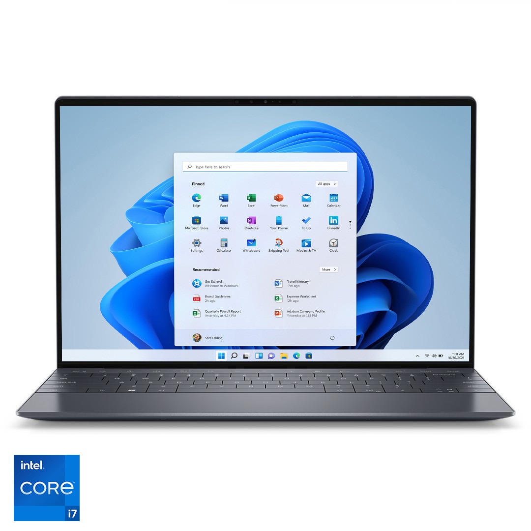 Fotografie Laptop Dell XPS 13 9320 Plus cu procesor Intel® Core™ i7-1260P pana la 4.70 GHz, 13.4", OLED, 3.5K, Touch, 16GB, 1TB SSD, Intel® Iris® Xe Graphics, Windows 11 Pro, 3Y Premium Support