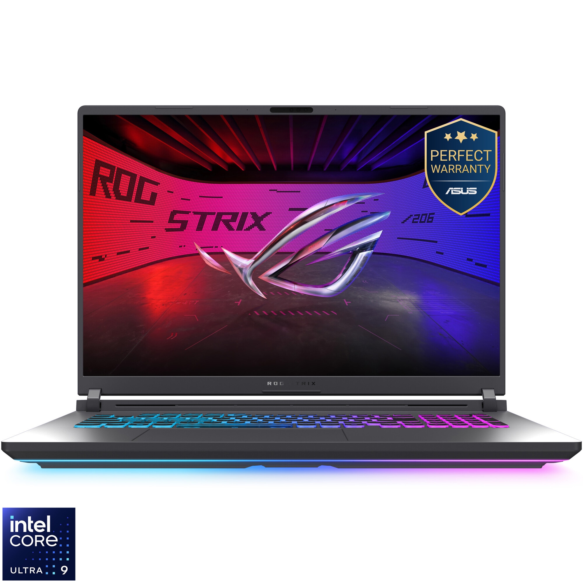 Fotografie Laptop Gaming ASUS ROG Strix G18 G815LW cu procesor Intel® Core™ Ultra 9 275HX pana la 5.4GHz, 18", 2.5K WQXGA, 240Hz, G-Sync, 32GB DDR5, 1TB SSD, NVIDIA® GeForce RTX™ 5080 16GB GDDR7, No OS, Eclipse Gray