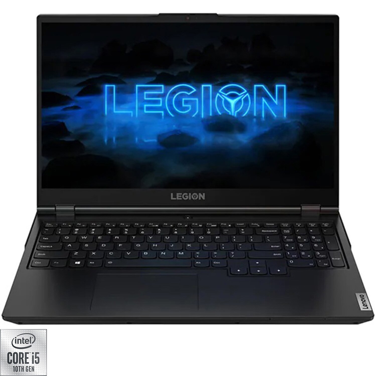Fotografie Laptop Gaming Lenovo Legion 5 15IMH6 cu procesor Intel Core i5-10500H, 15.6", Full HD, 165Hz, 16GB, 512GB SSD, NVIDIA GeForce RTX 3050 Ti 4GB, No OS, Phantom Black