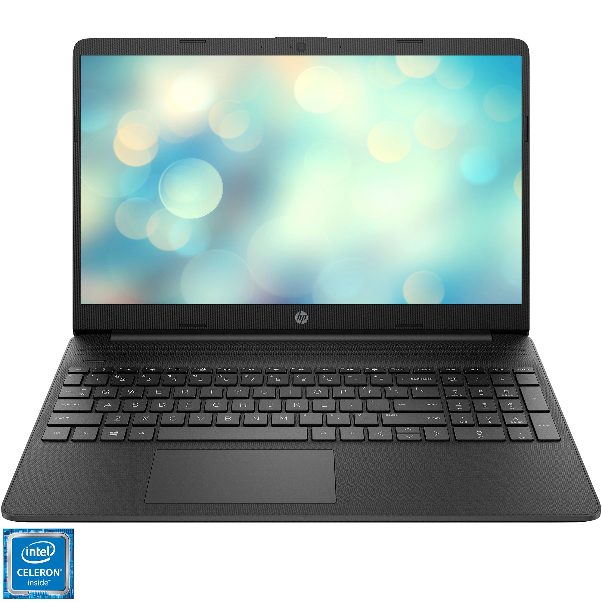 Fotografie Laptop HP 15s cu procesor Intel® Celeron® N4500 (4M Cache, up to 2.80 GHz), 15.6" FHD, 8GB DDR4, 256GB SSD, GMA UHD, Free DOS