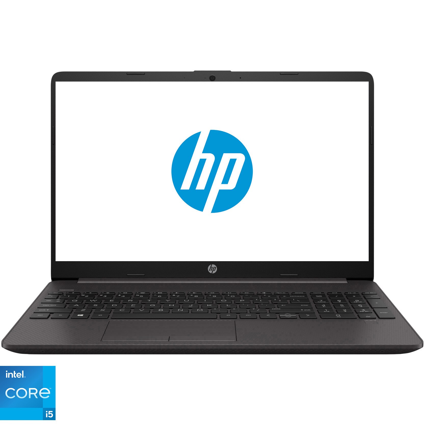 Fotografie Laptop HP 250 G9 cu procesor Intel® Core™ i5-1235U pana la 4.40 GHz, 15.6", Full HD, 8GB, 256GB SSD, Intel® Iris® Xe Graphics, Free DOS, Dark Ash Silver