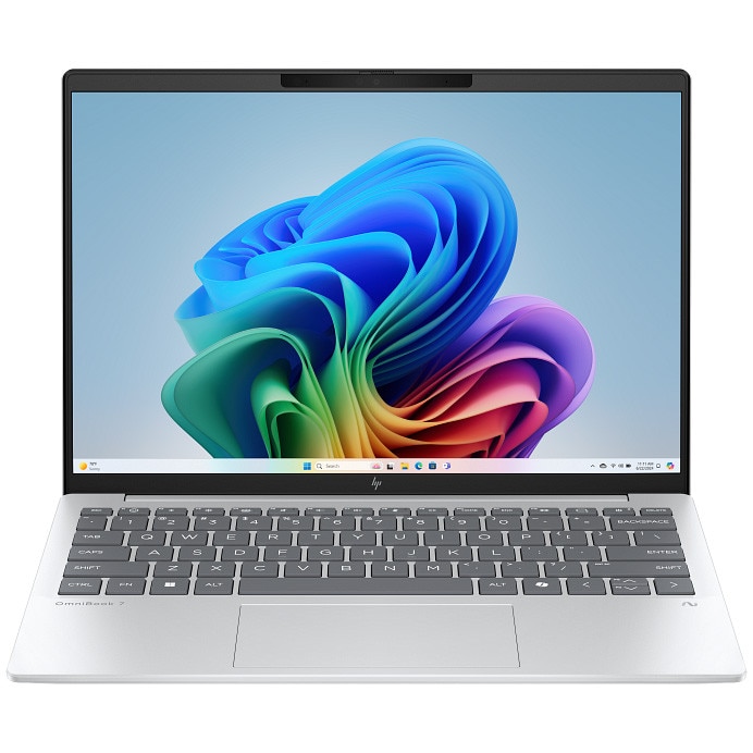 Fotografie Laptop HP OmniBook 7 AeroNGAI 13-bg1009nn cu procesor AMD Ryzen™ AI 7 350 pana la 5.0GHz, 13.3", 2K, IPS, 16GB RAM, 1TB SSD, AMD Radeon™ 860M Graphics, Windows 11 Home, Glacier silver