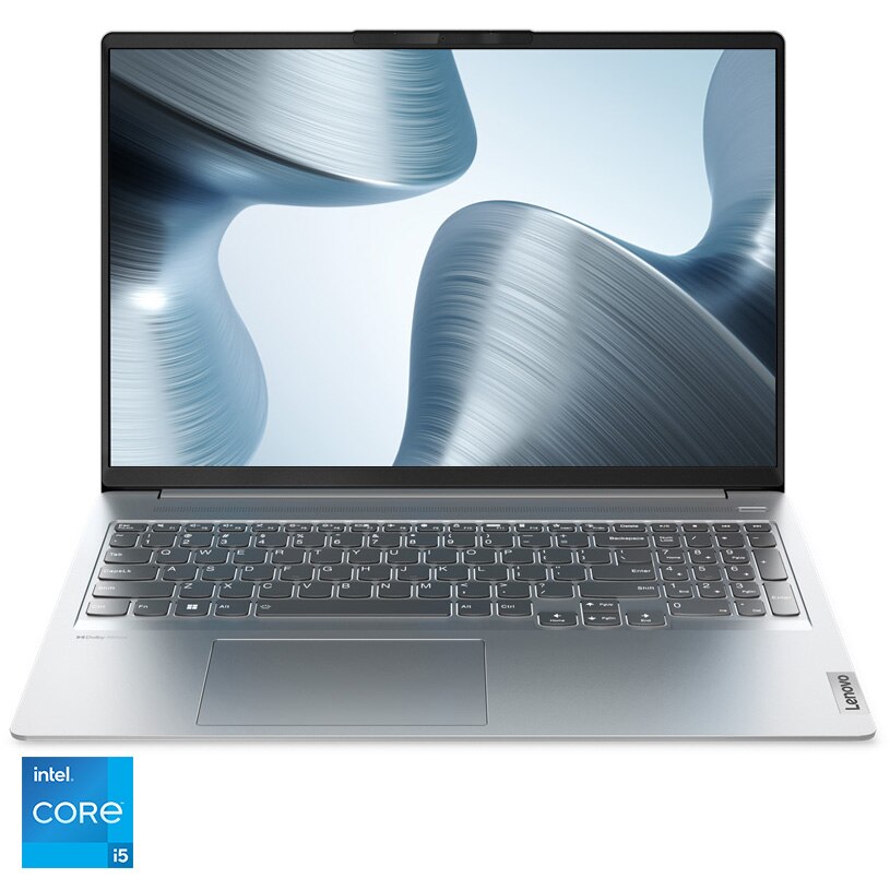 Fotografie Laptop Lenovo IdeaPad 5 Pro 16IAH7 cu procesor Intel® Core™ i5-12500H pana la 4.50 GHz, 16'', 2.5K, IPS,120Hz, 16GB, 512GB SSD, Intel® Iris® Xe Graphics, No OS, Cloud Grey