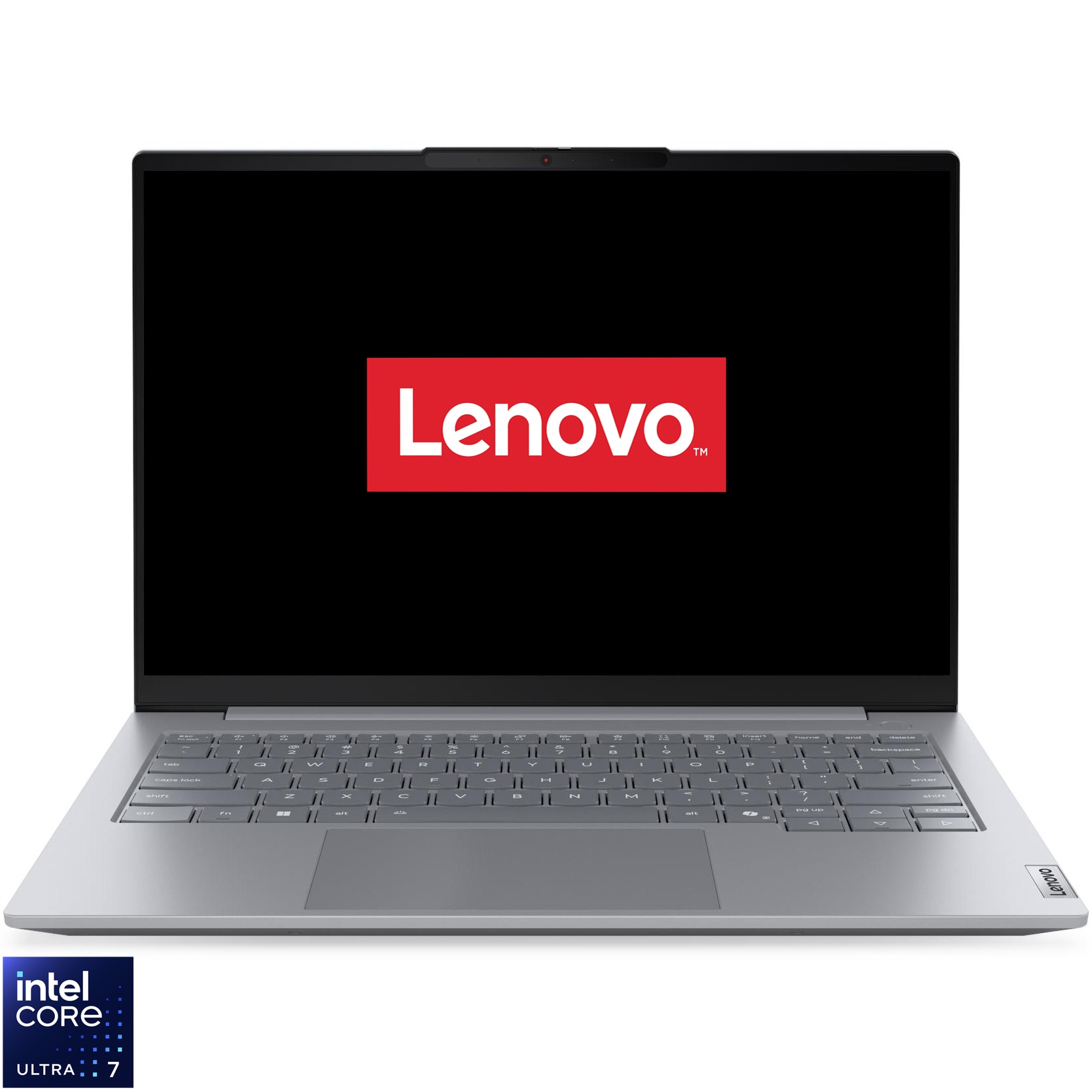 Fotografie Laptop Lenovo ThinkBook 14 G8 IAL cu procesor Intel® Core™ Ultra 7 255H pana la 5.10 GHz, 14", WUXGA, IPS, 16GB RAM, 512GB SSD, Intel Graphics, No OS