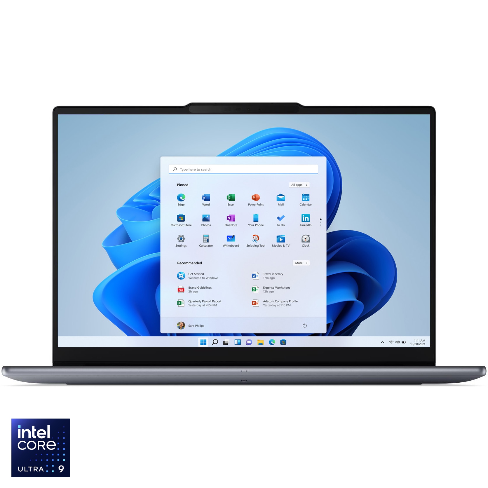 Fotografie Laptop Lenovo Yoga Pro 7 15IPH11 cu procesor Intel Core™ Ultra 9 386H pana la 4.9GHz, 15.3", 2.5K, 165Hz, OLED, 32GB LPDDR5x RAM, 1TB SSD, NVIDIA GeForce RTX™ 5060 8GB GDDR7, Windows 11 Pro, Luna Grey, 3y on-site Premium Care