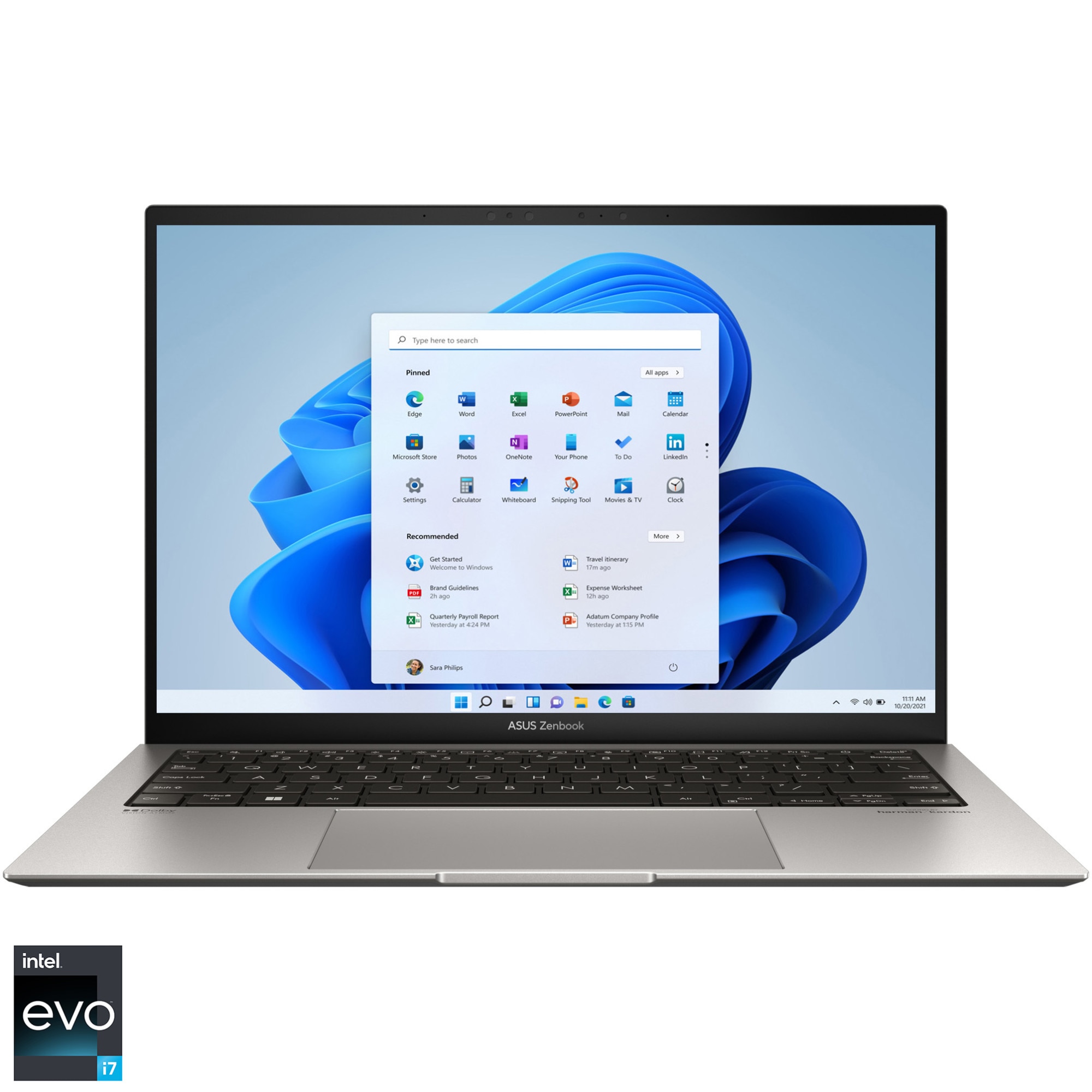 Fotografie Laptop ultraportabil ASUS Zenbook S 13 OLED UX5304VA cu procesor Intel® Core™ i7-1355U pana la 5.00 GHz, 13.3", 2.8K OLED, 32GB, 1TB SSD, Intel® UHD Graphics, Windows 11 Pro, Basalt Grey, Garantie extinsa 3 ani