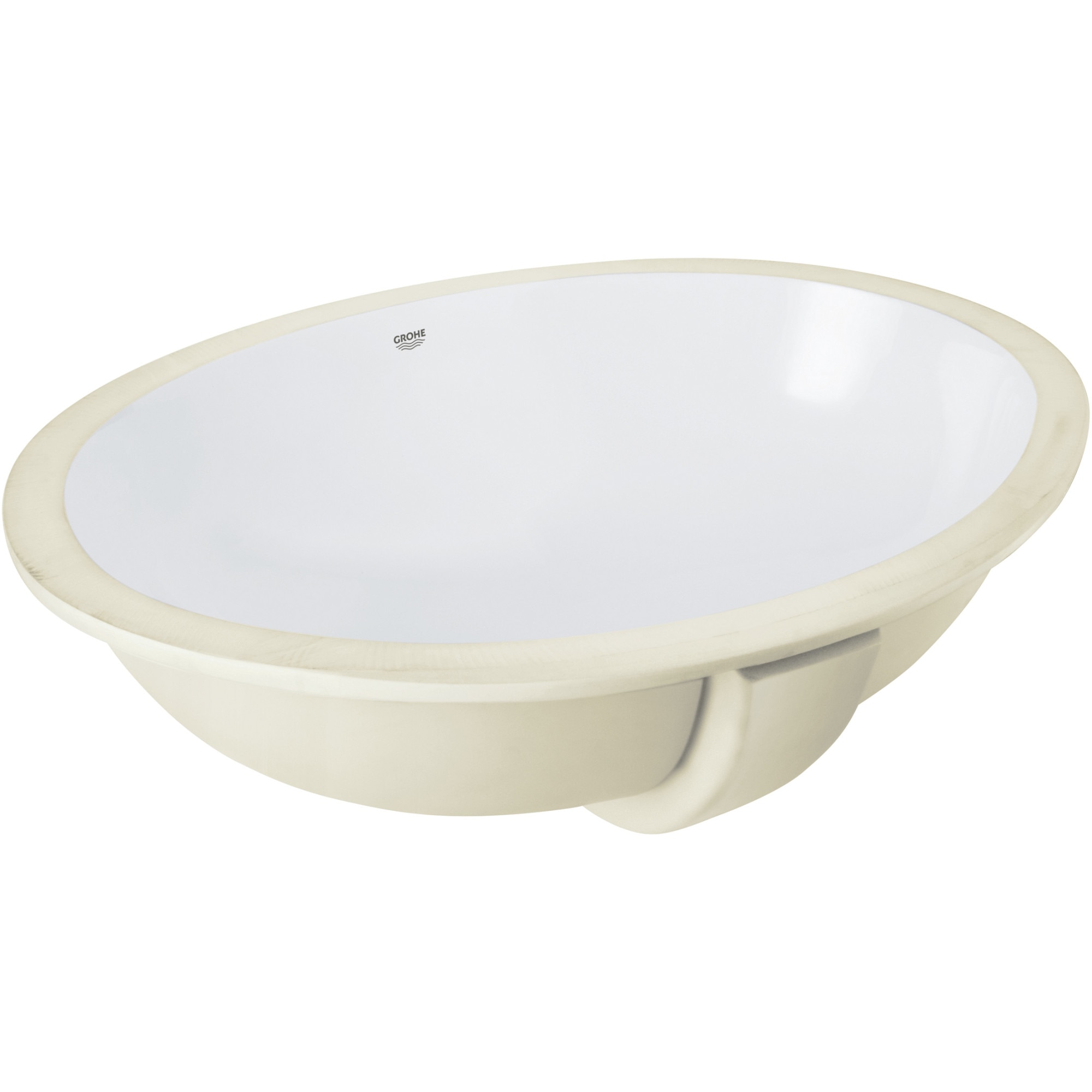Fotografie Lavoar Grohe Bau Ceramic 39423000, montare sub blat, preaplin, 560 x 420 mm, alb