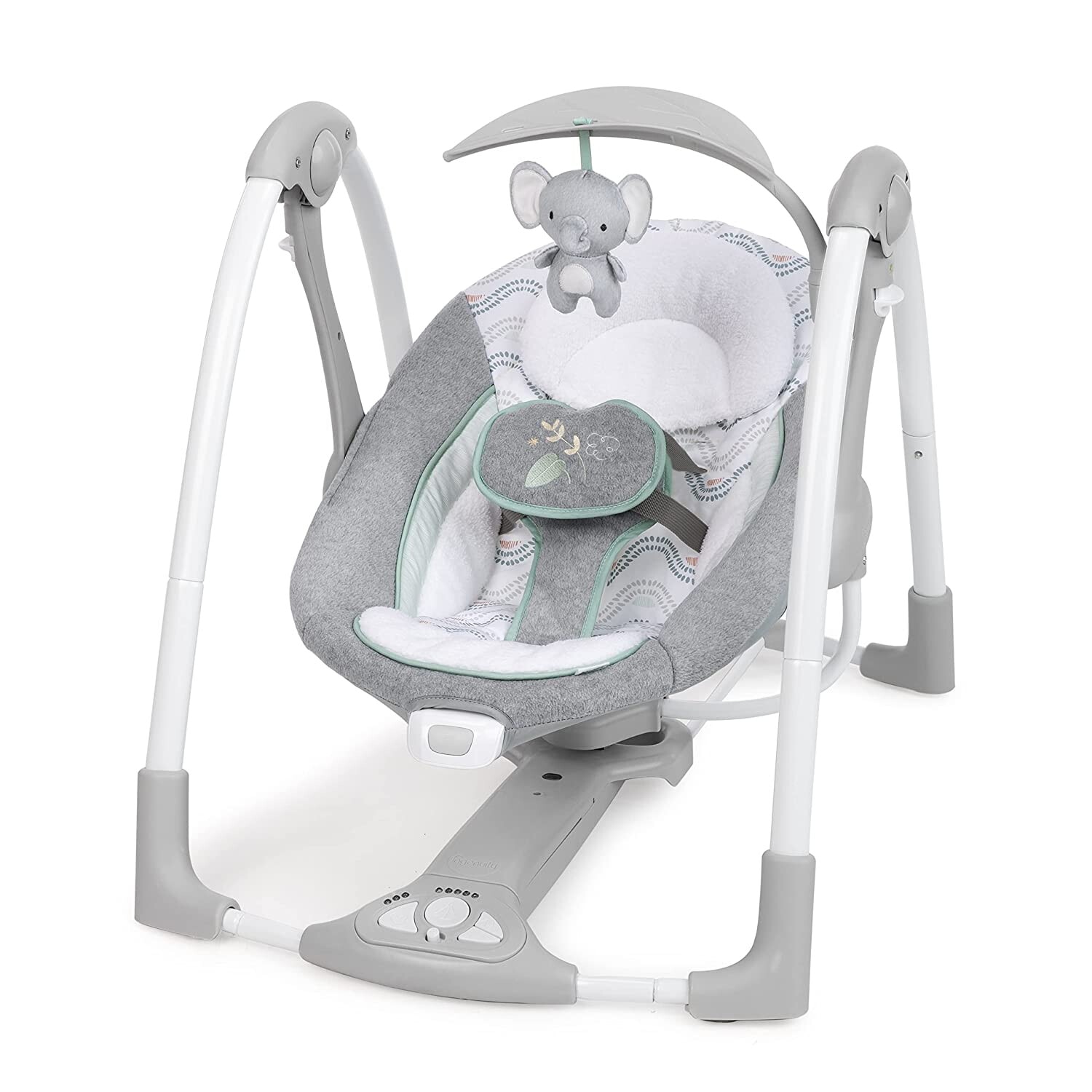 Fotografie Leagan portabil pentru bebelusi Ingenuity ConvertMe Swing 2 Seat Battery-Swell