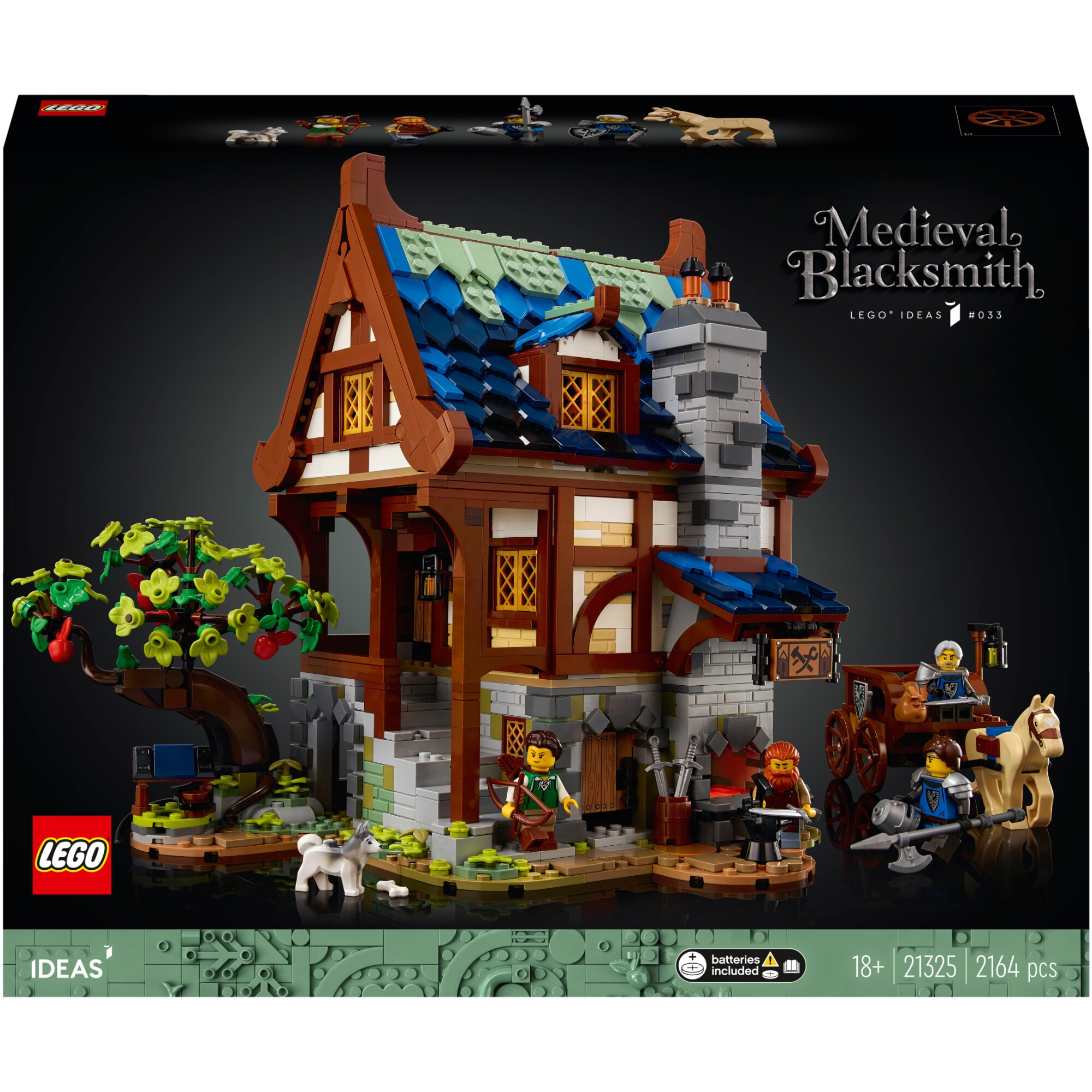 Fotografie LEGO Ideas - Fierar medieval 21325, 2164 piese