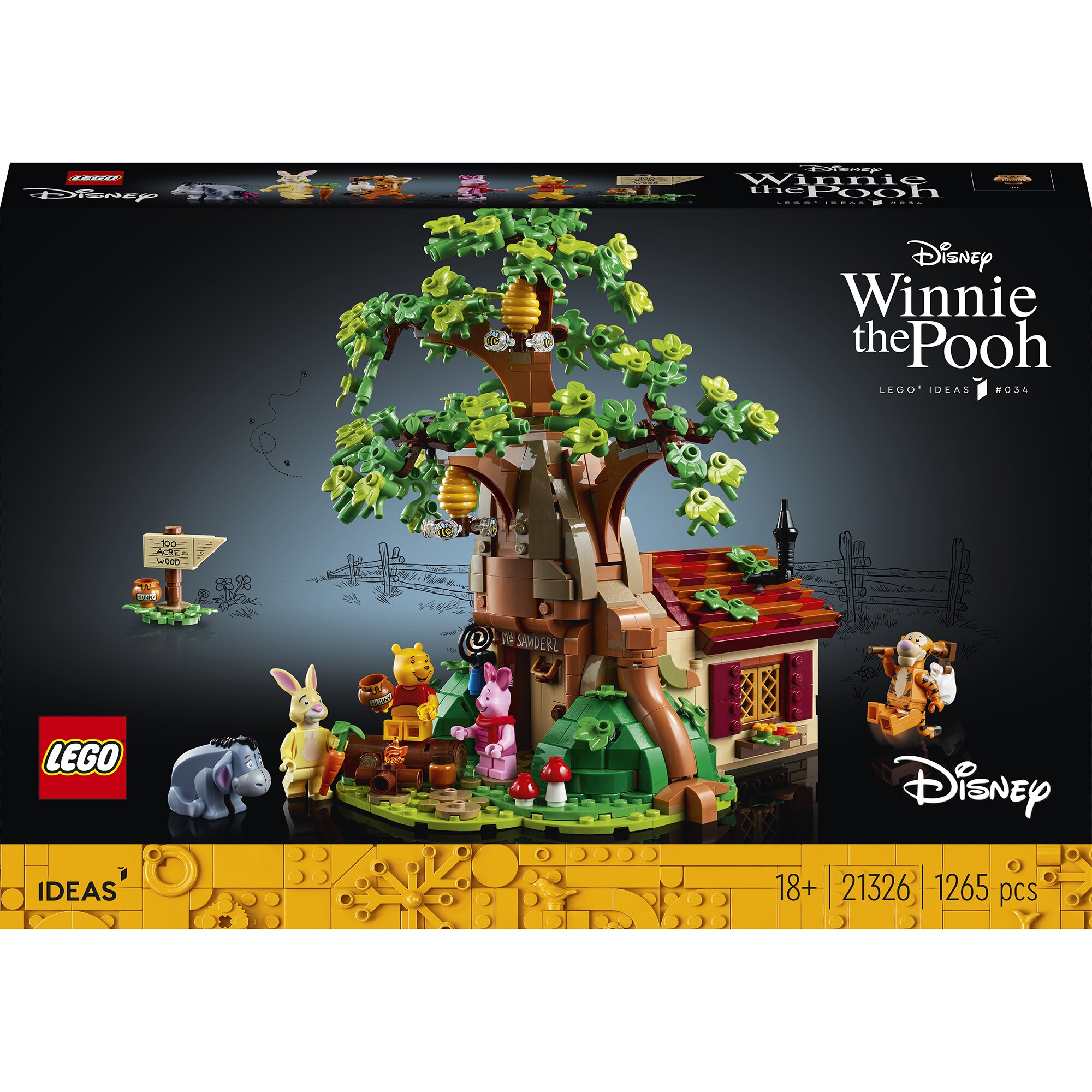 Fotografie LEGO Ideas - Winnie the Pooh 21326, 1265 piese