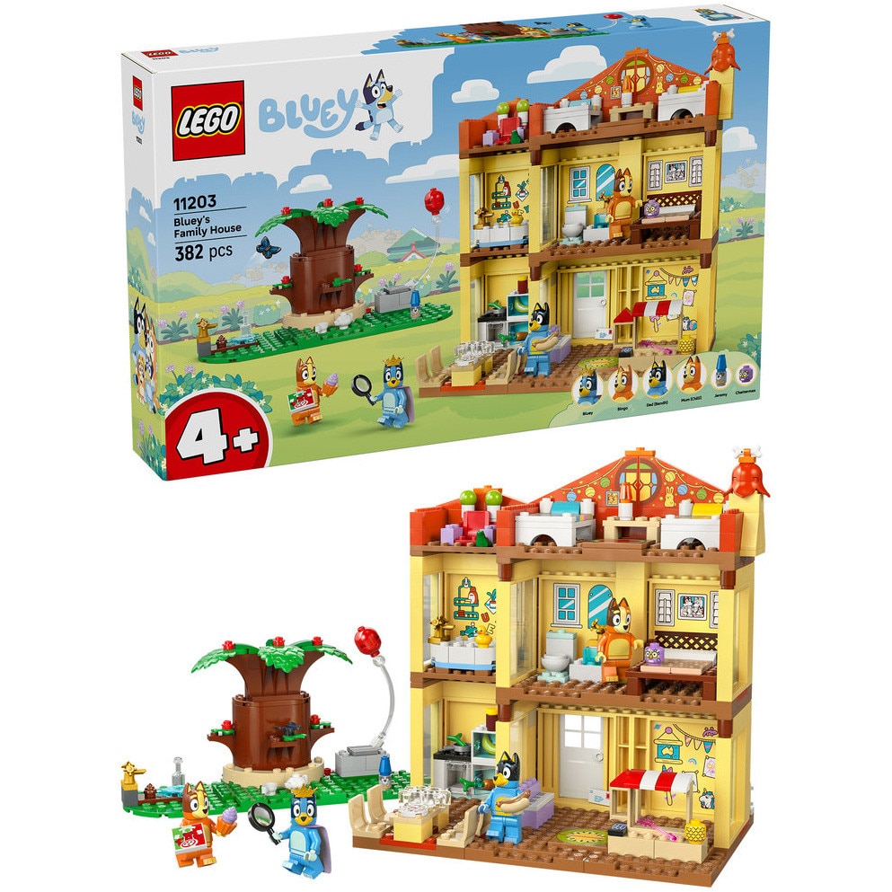 Fotografie LEGO® Bluey - Casa familiei lui Blue 11203, 382 piese