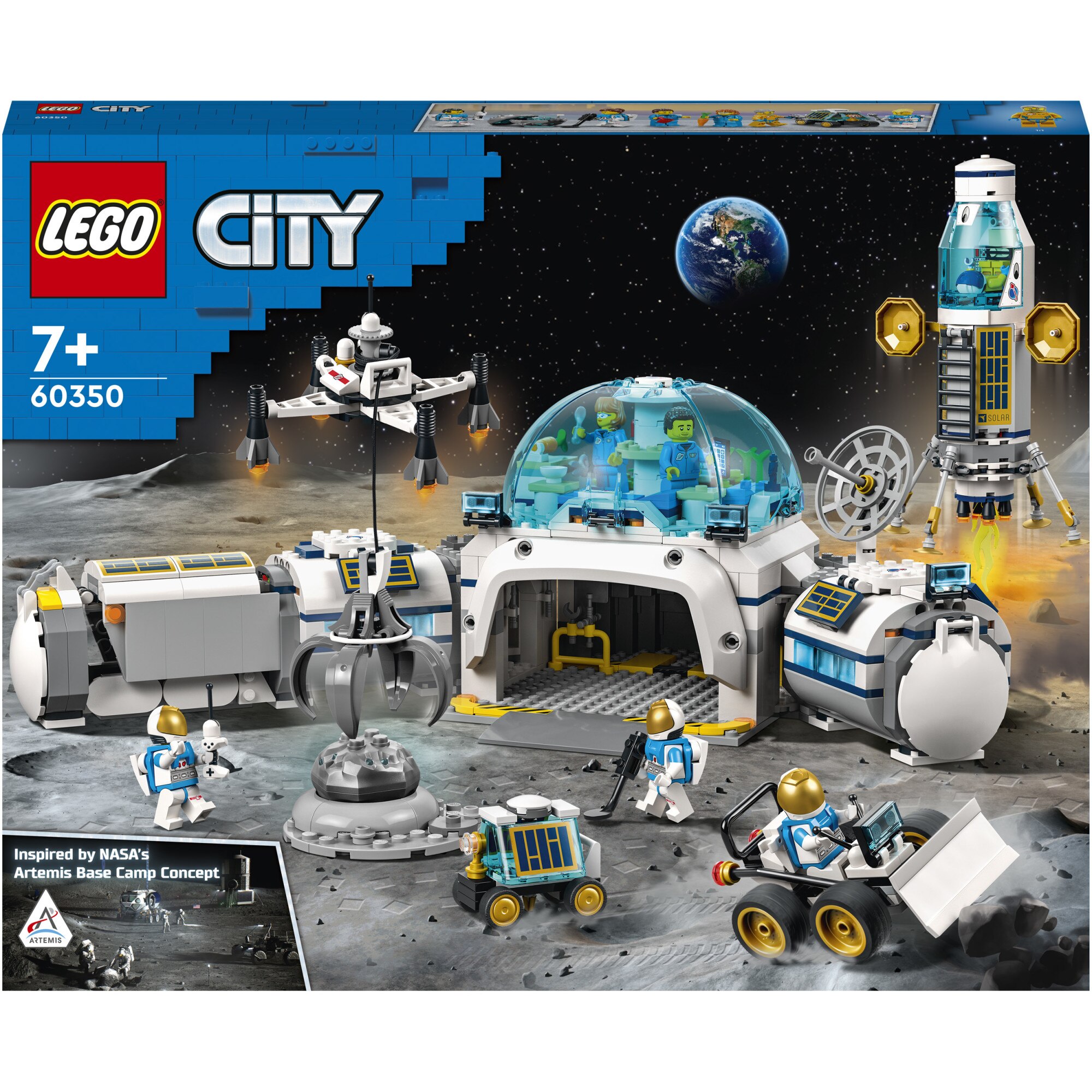 Fotografie LEGO® City - Baza de cercetare selenara 60350, 786 piese