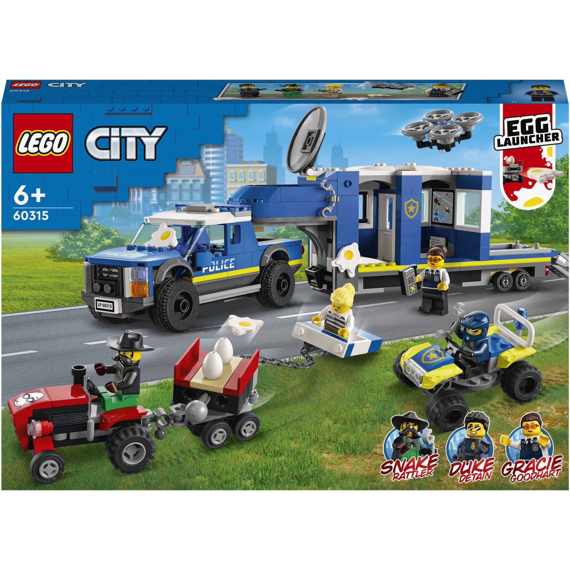 Fotografie LEGO® City - Masina Centru de comanda mobil al politiei 60315, 436 piese