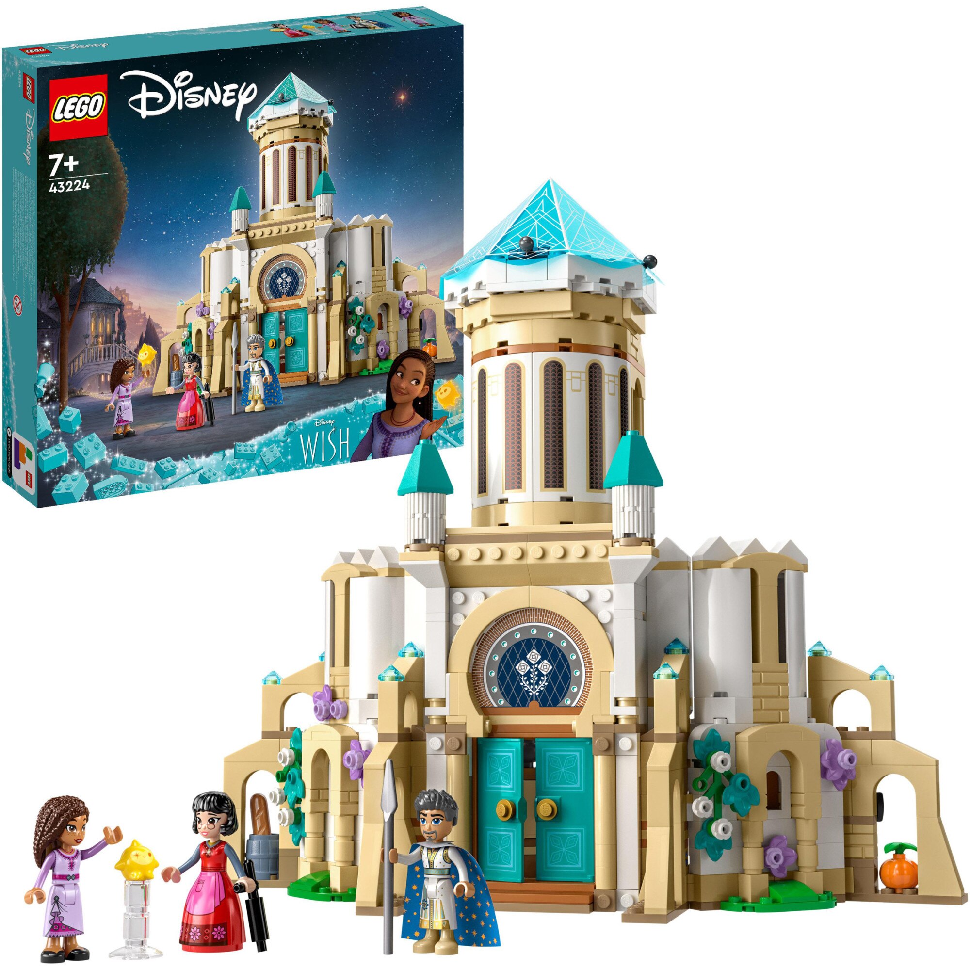 Fotografie LEGO® Disney - Castelul regelui Magnifico 43224, 613 piese
