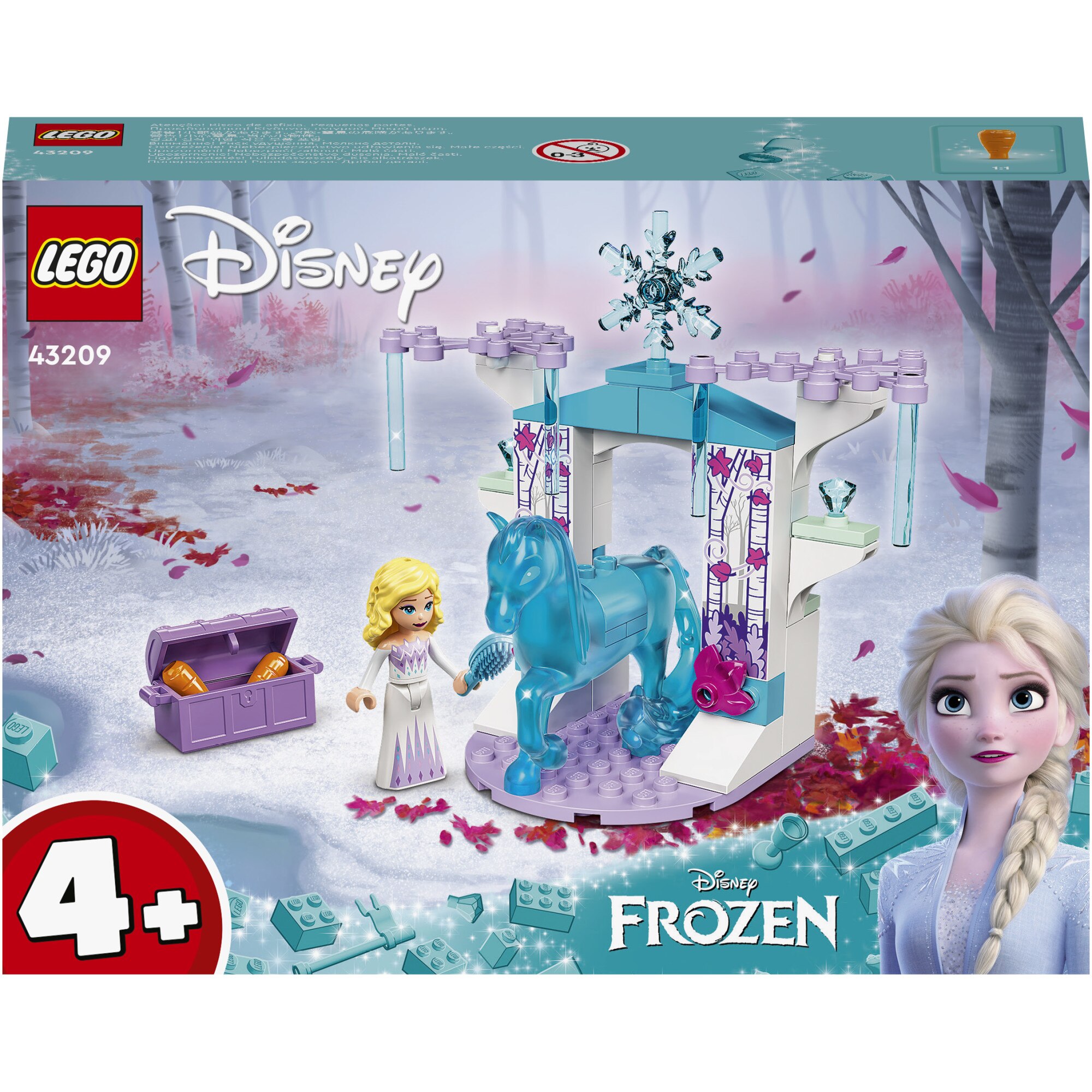 Fotografie LEGO® Disney - Elsa si grajdul de gheata al lui Nokk 43209, 53 piese