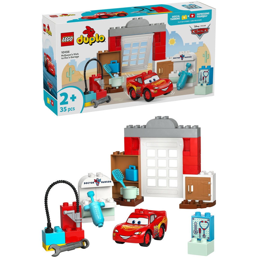 Fotografie LEGO® DUPLO® Disney - Vizita lui McQueen la garajul lui Doc 10456, 35 piese