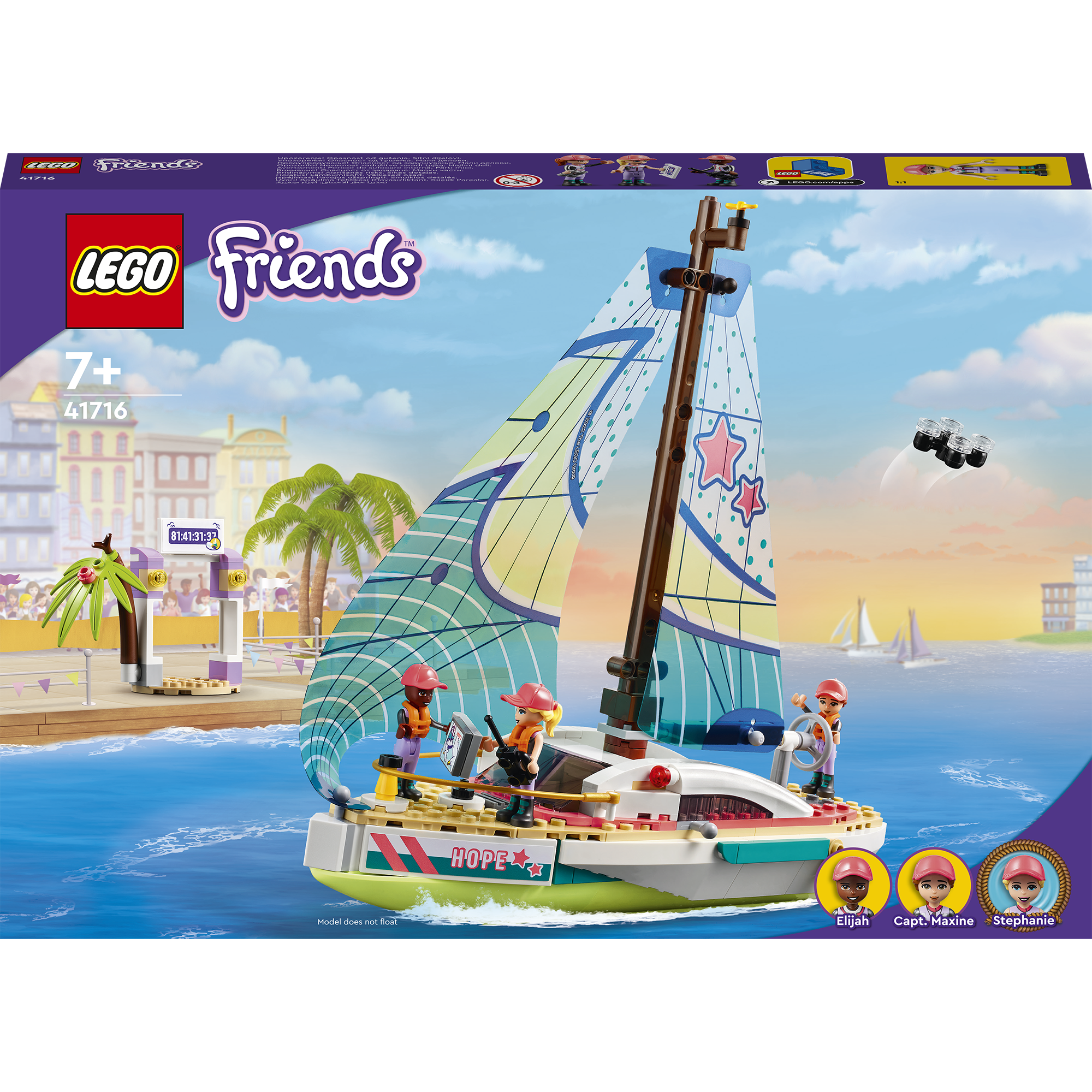 Fotografie LEGO® Friends - Aventura nautica a lui Stephanie 41716, 304 piese