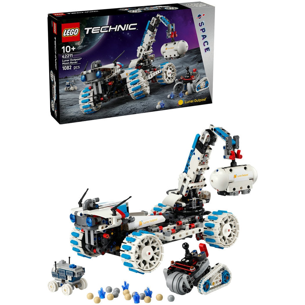 Fotografie LEGO® Technic - Vehicul spatial Rover Lunar Outpost™ 42211, 1082 piese