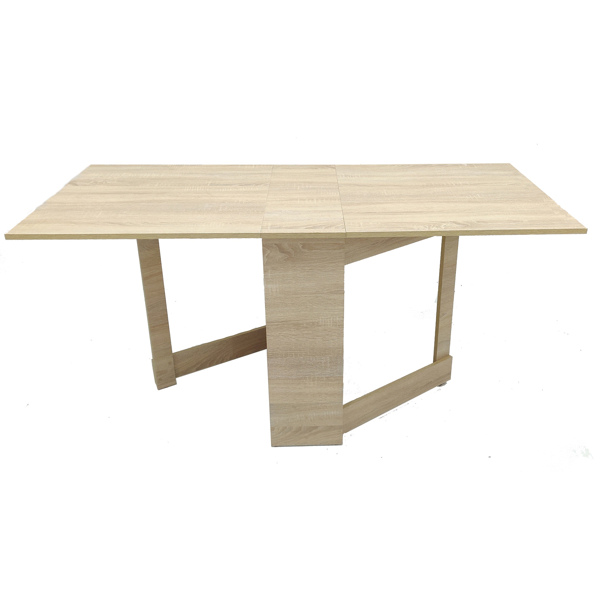 Fotografie Masa plianta KringX Cary, 160x77x75 cm, culoare sonoma