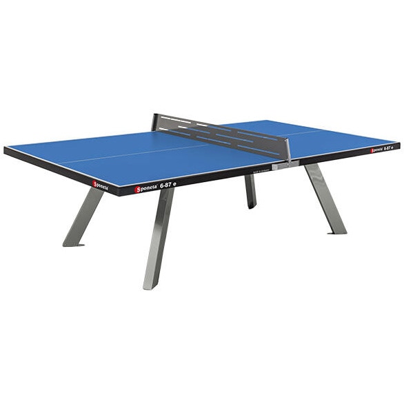 Fotografie Masa tenis Sponeta S6-87, Exterior, pliabila, cu fileu, albastru, 10mm