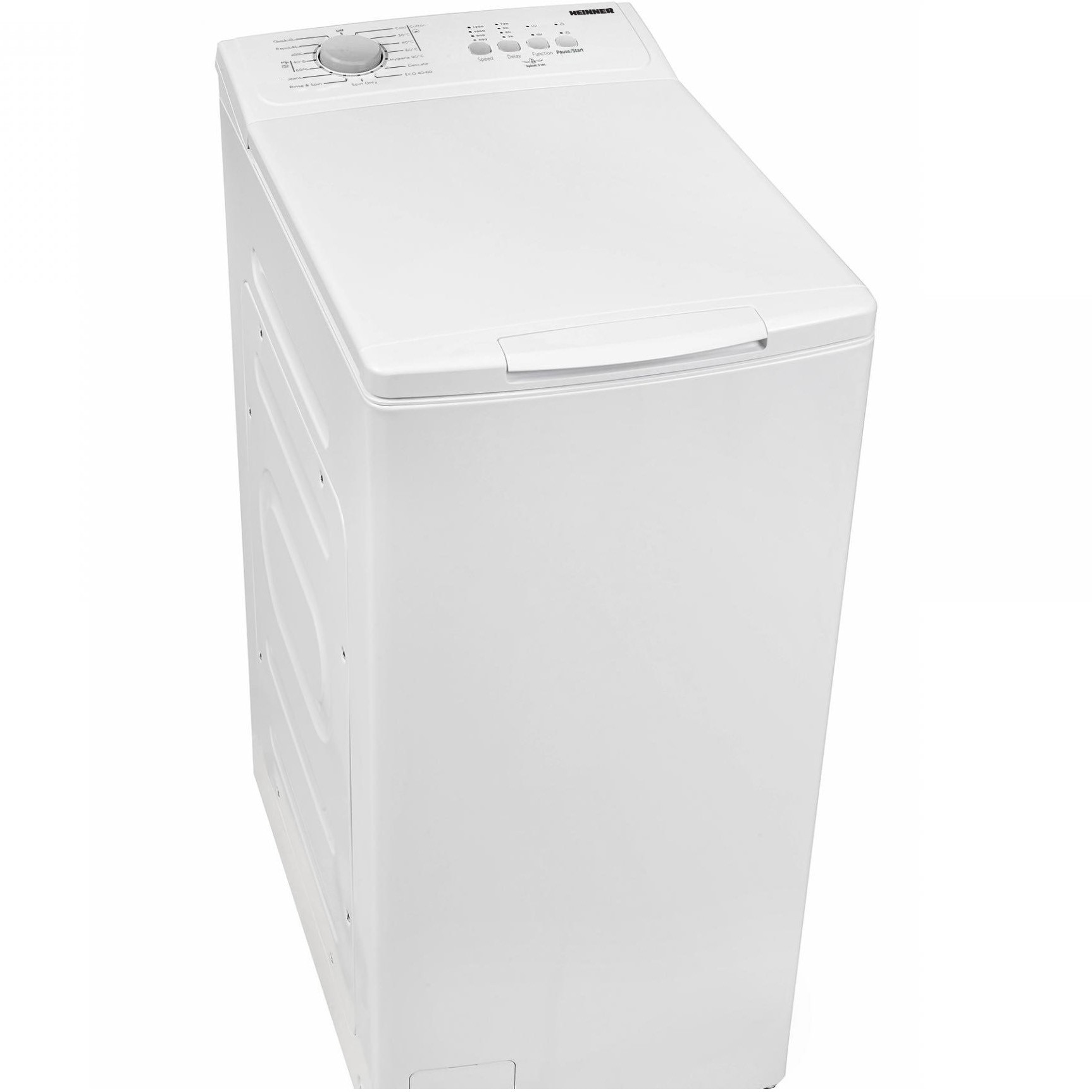 Fotografie Masina de spalat rufe cu incarcare verticala Heinner HWM-TL7012C++, 7kg, 1200rpm, clasa C, 15 programe, display LED, program rapid 15min, program scurt 45min, program hygiene 90°c, program delicate, clatire suplimentara, fin
