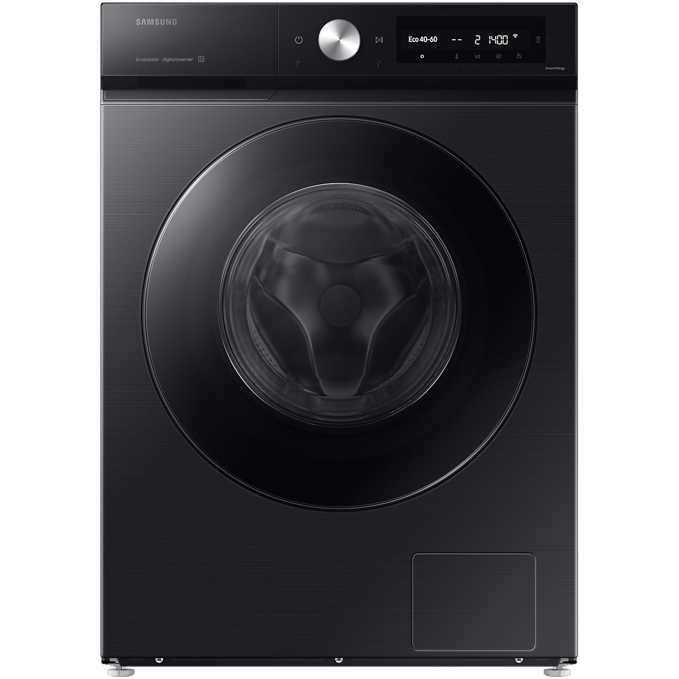Fotografie Masina de spalat rufe Samsung Bespoke AI WW11DB7B94GBU4, 11 kg, 1400 rpm, Clasa A, AI Wash, AI Ecobubble, Auto Dispense, Super Speed 39 min, Negru