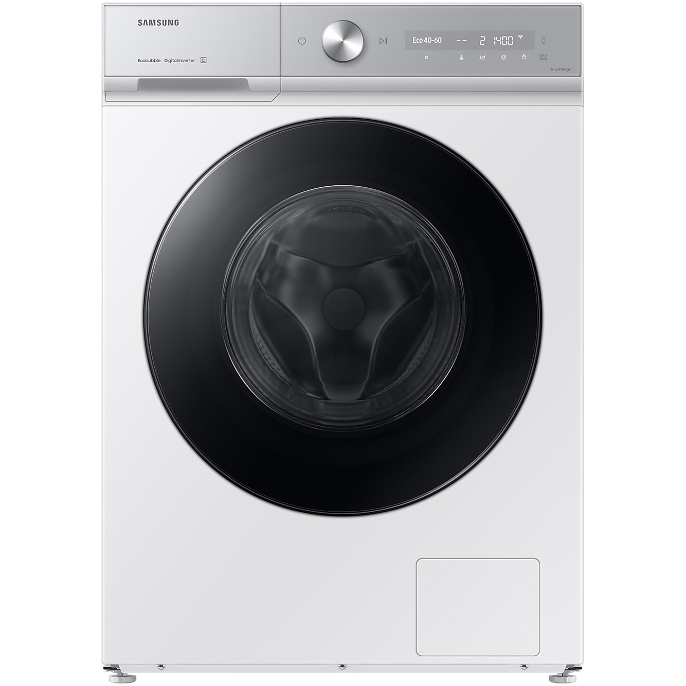 Fotografie Masina de spalat rufe Samsung Bespoke AI WW11DB8B95GHU4, 11 kg, 1400 rpm, Clasa A, AI Wash, AI Ecobubble, Auto Dispense, Wifi, Alb