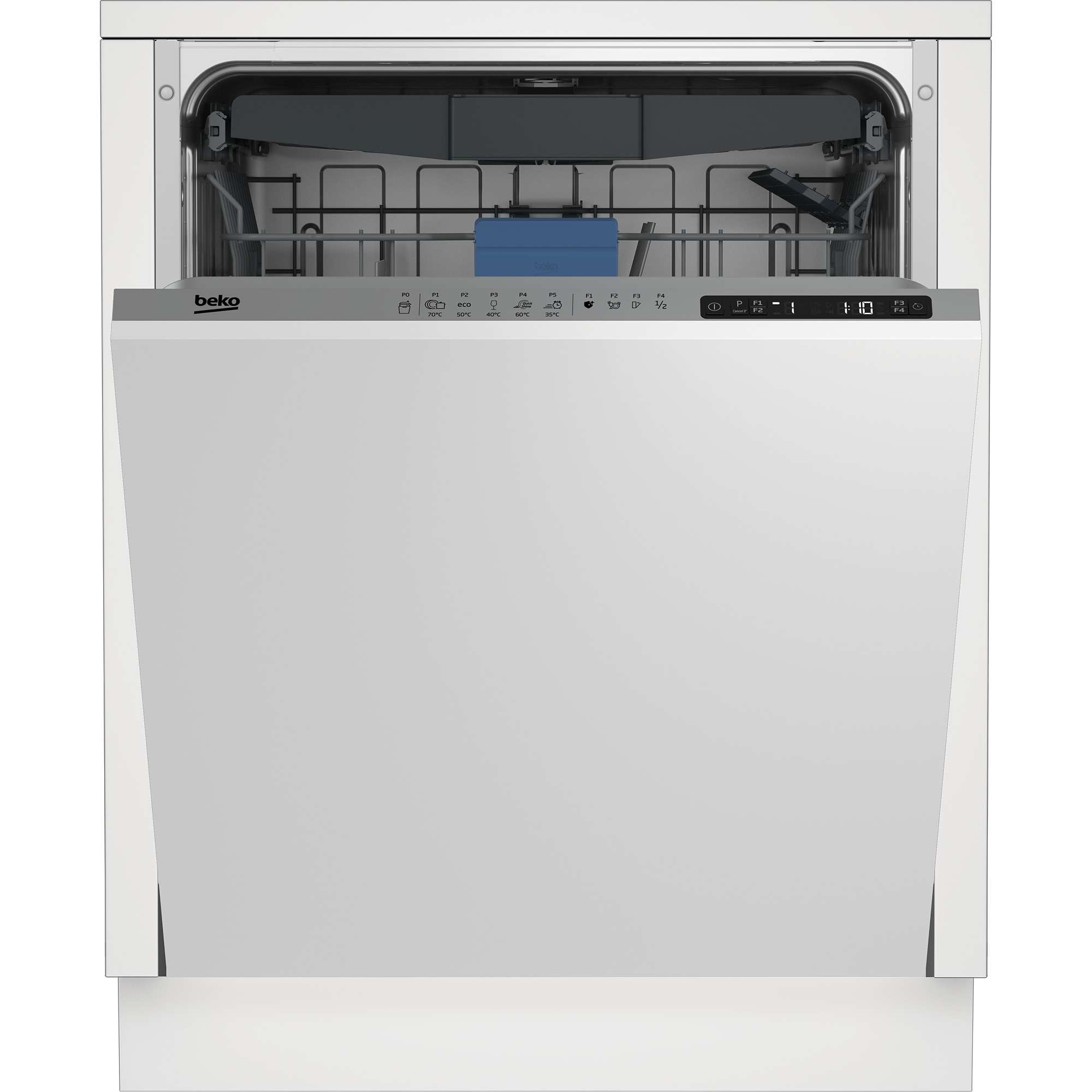 Fotografie Masina de spalat vase incorporabila BEKO BDIN25323, 15 seturi, 5 programe, 60 cm, Clasa D, alb
