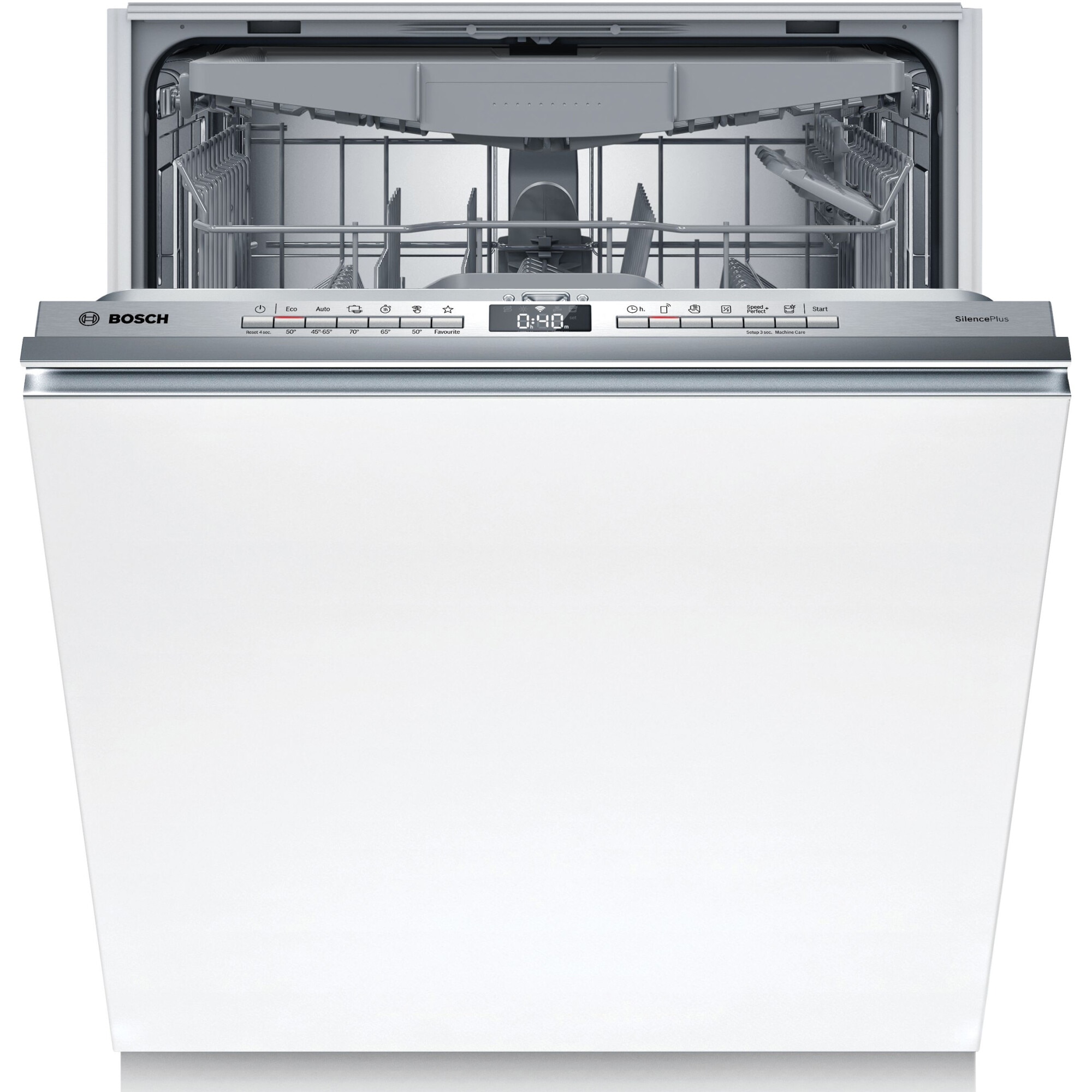 Fotografie Masina de spalat vase incorporabila Bosch SMV4EVX11E, 14 seturi, 6 programe, EfficientDry, Tab-count, Silence Plus, Sistem Rackmatic, InfoLight, EcoSilence Drive, Home Connect, 60 cm, Clasa B