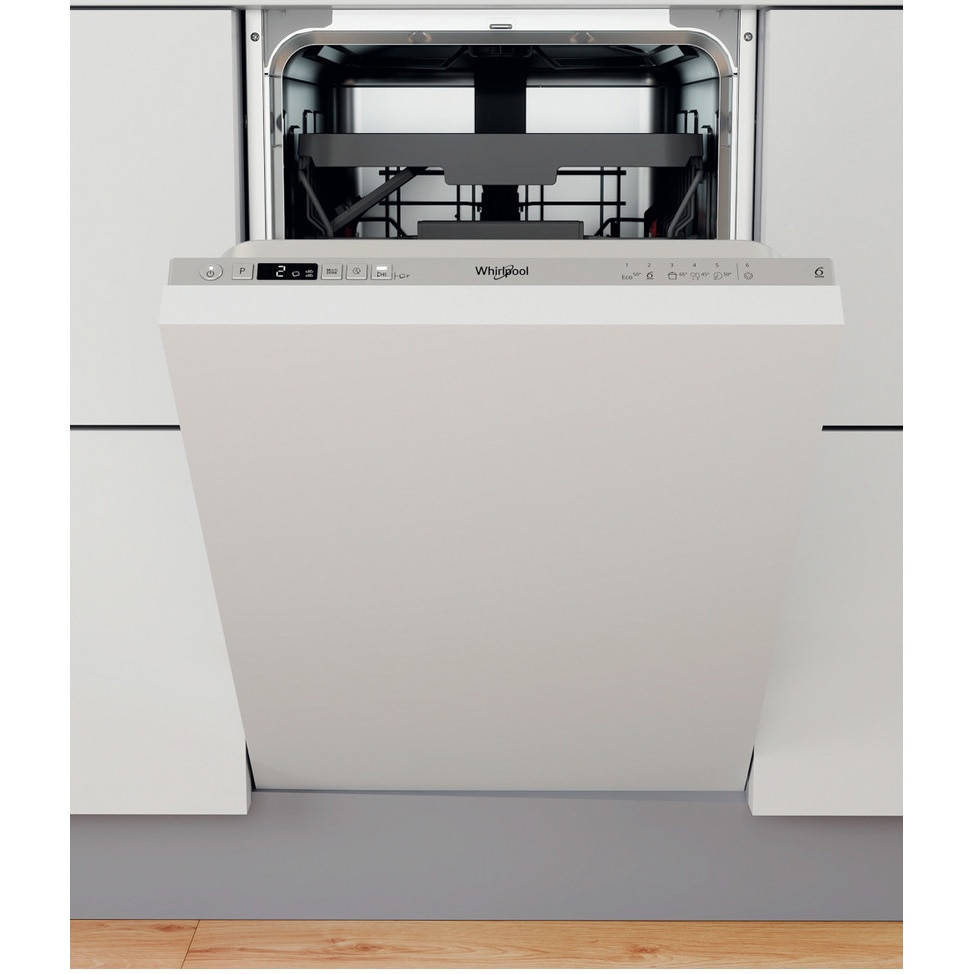 Fotografie Masina de spalat vase incorporabila Whirlpool WSIC3M27C, 10 seturi, 6 programe, 6th Sense, Clasa E, 45 cm