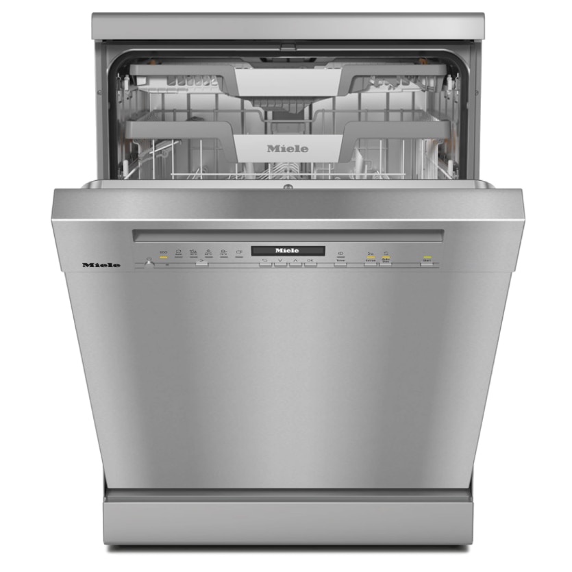 Fotografie Masina de spalat vase Miele G 7040 SC, 14 seturi, 10 programe, Clasa A, AutoDos cu PowerDisk, Miele@home, AutoOpen, 60 cm, Inox