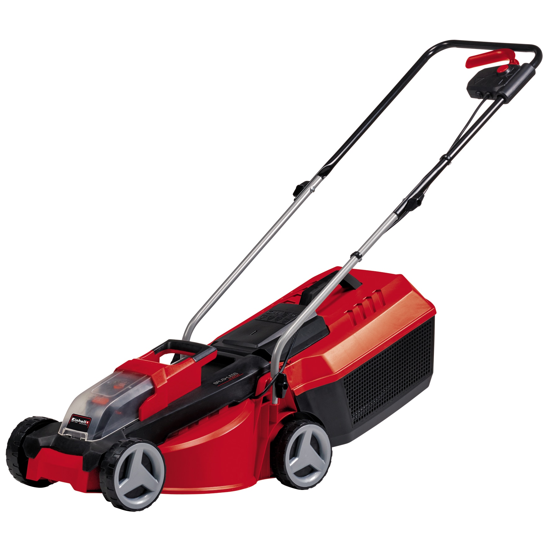 Fotografie Masina de tuns gazon/iarba pe acumulator Einhell PXC GE-CM 18/30, latime taiere 30 cm, 3 trepte de taiere, inaltime de taiere 30-70 mm, sac colector 25 L, contine: acumulator Li-Ion 18V 3 Ah + incarcator rapid