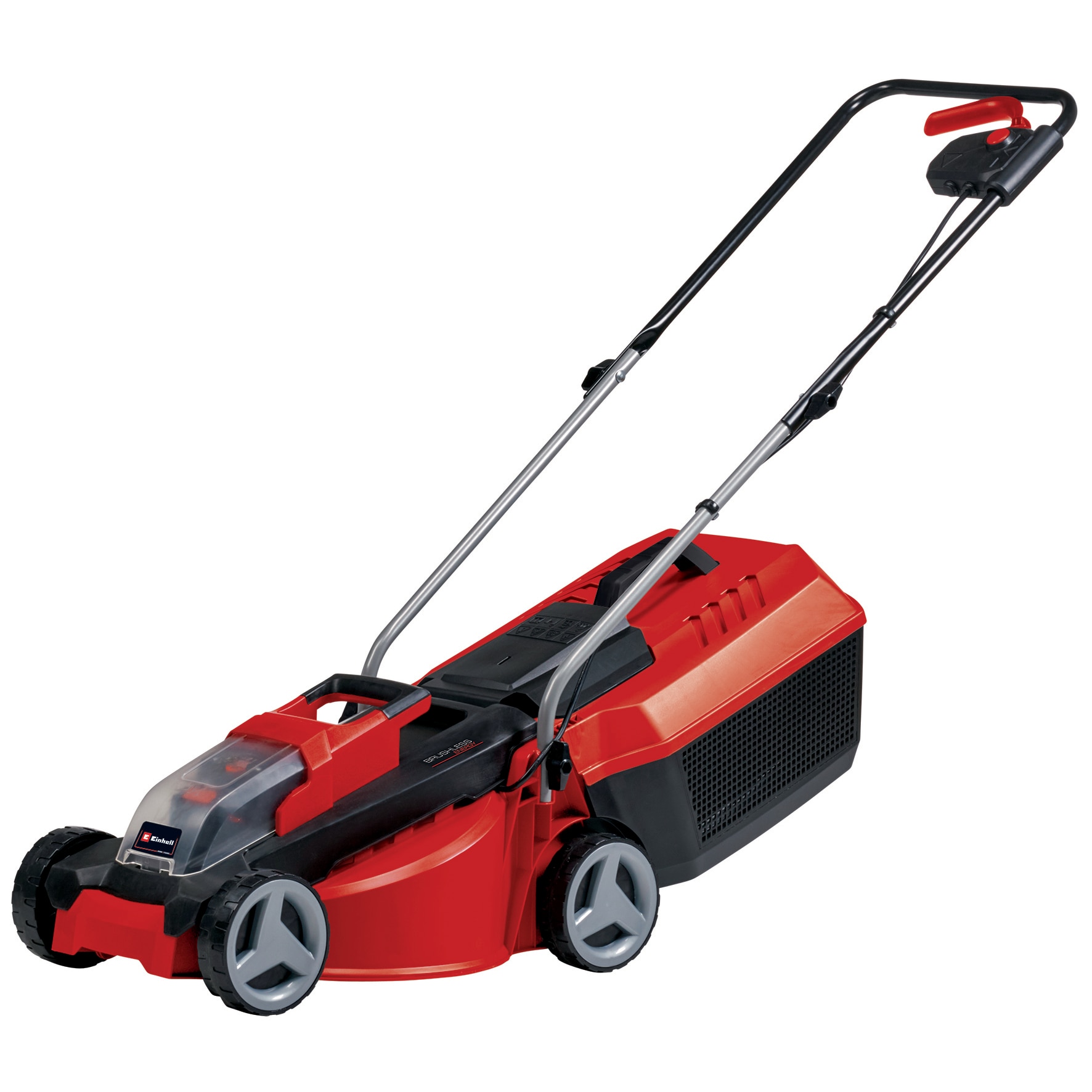Fotografie Masina de tuns gazon/iarba pe acumulator Einhell PXC GE-CM 18/30 Li-Solo, latime taiere 30 cm, inaltime taiere 30-70 mm, 3 trepte de taiere, sac colector 25 l, brushless, fara acumulator si incarcator in setul de livrare