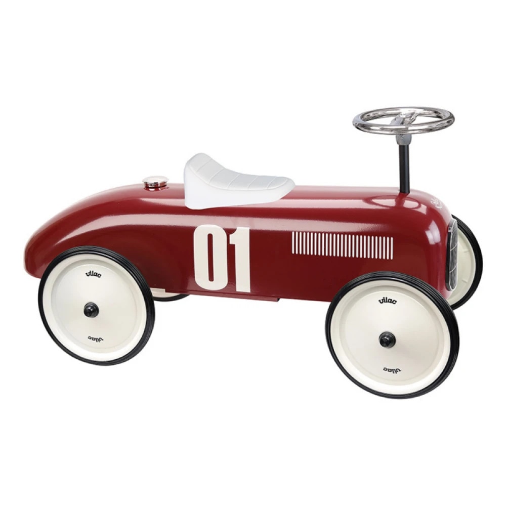 Fotografie Masinuta vintage Ride-On Vilac, metal, burgundy