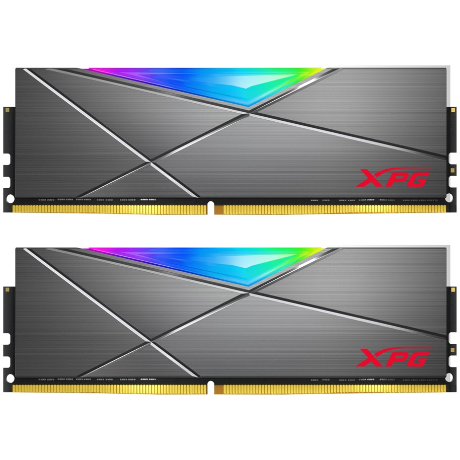 Fotografie Memorie ADATA XPG SPECTRIX D50, 16GB (2x8GB) DDR4, 4133MHz CL19, Dual Channel Kit