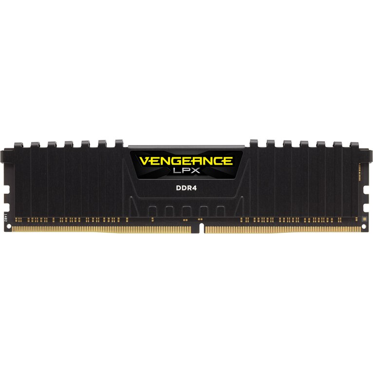 Fotografie Memorie Corsair Vengeance LPX 16GB (2x8GB) DIMM, DDR4, 3200MHz, 1.35V CL16, Negru