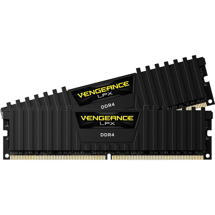 Fotografie Memorie Corsair Vengeance LPX Black 32GB, DDR4, 3200MHz, CL16, Dual Channel Kit