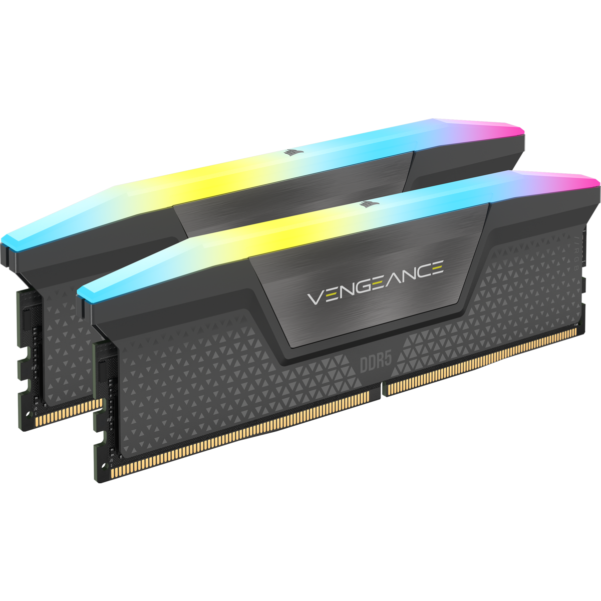 Fotografie Memorie Corsair VENGEANCE® RGB 32GB (2x16GB) DDR5 5600MT/s CL36, AMD EXPO, Dual Channel Kit