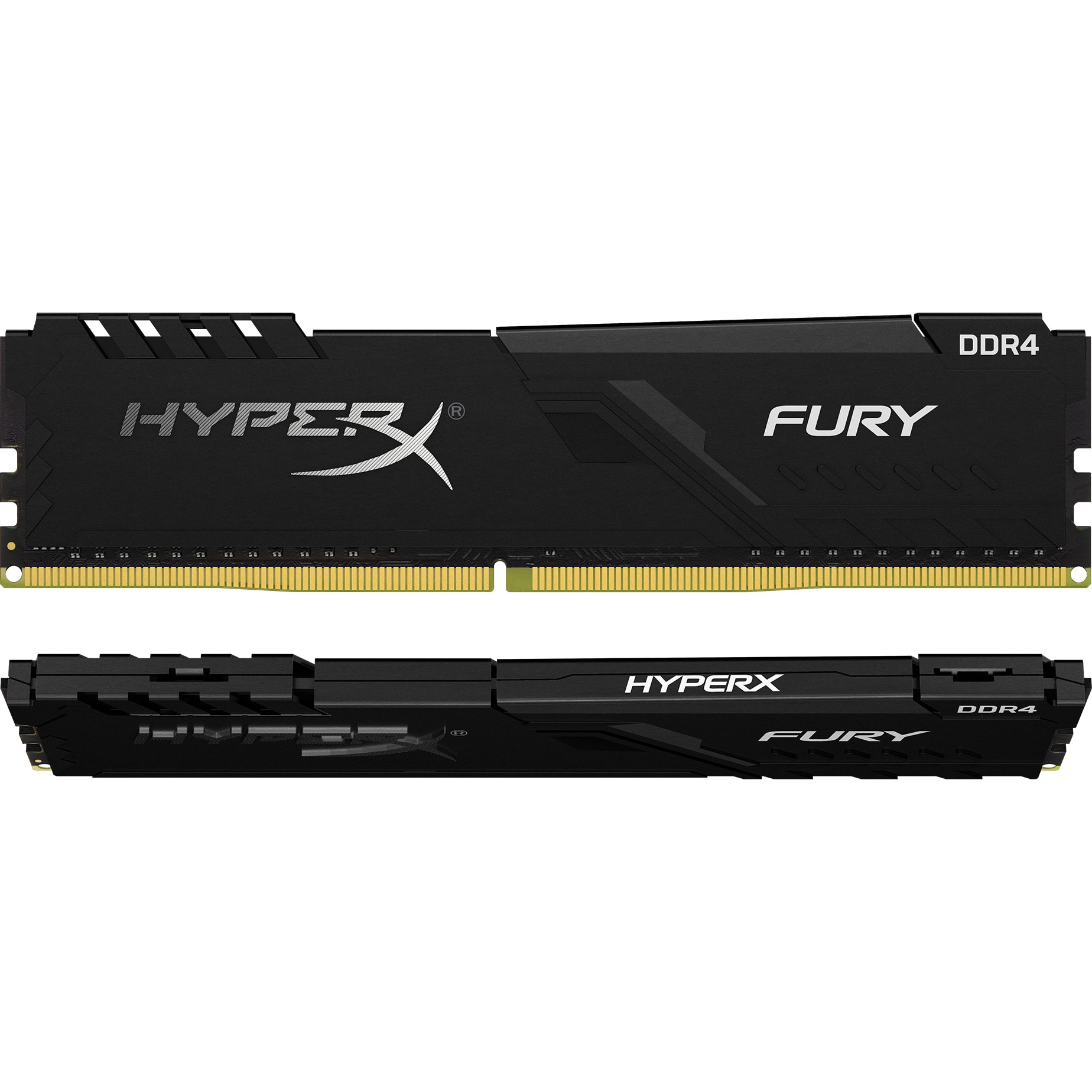Fotografie Memorie HyperX Fury Black 16GB (2x8GB), DDR4, 3000MHz, CL15, 1.35V